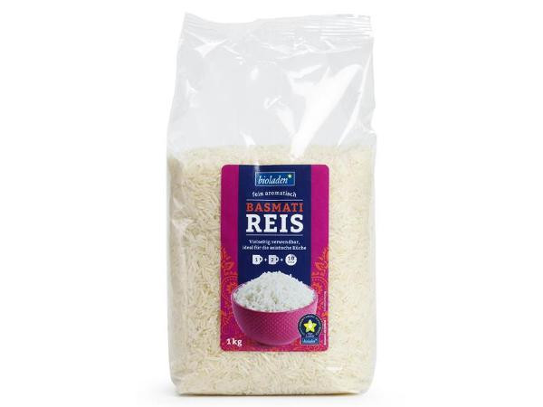 Produktfoto zu Reis Basmati weiß, 1kg