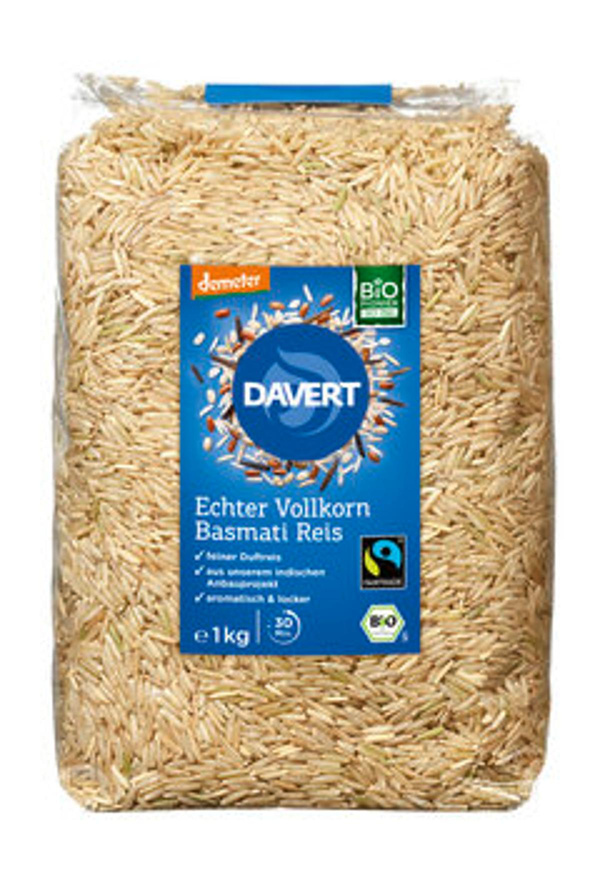 Produktfoto zu Reis Basmati braun, 1kg