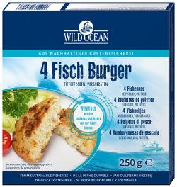 Produktfoto zu Fisch-Burger 4er-Pack