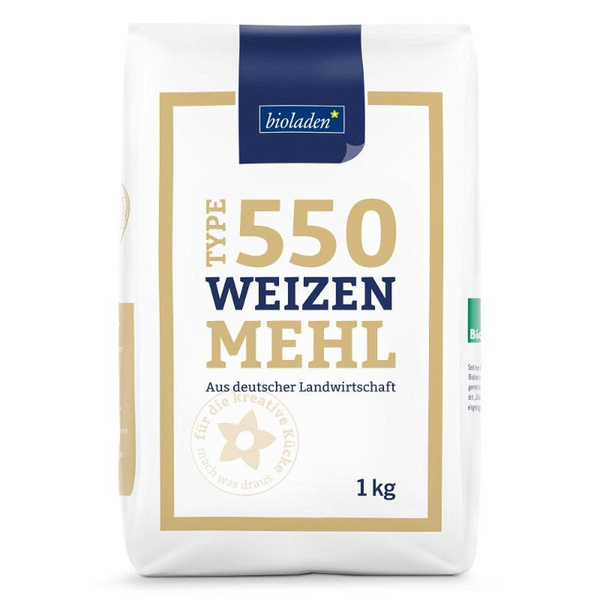 Produktfoto zu Weizenmehl 550- 1kg